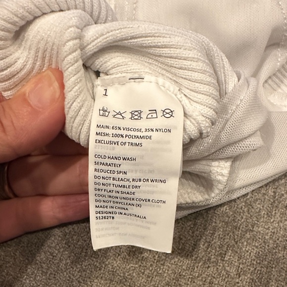 Bardot Off-White Sleeveless Mock Bodysuit - Picture 6 of 7